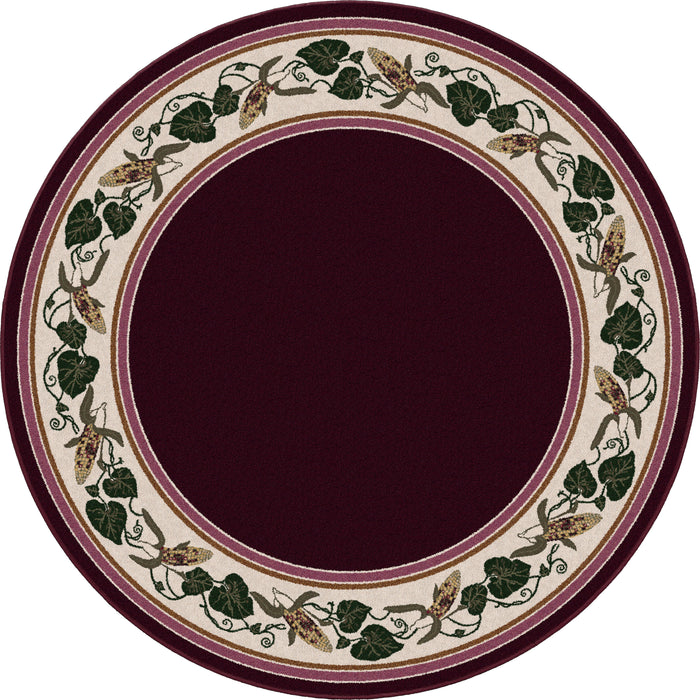 Image of an area rug, Three Sisters - Garnet