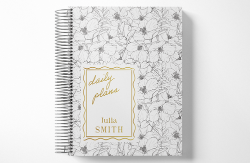 Thrive Daily Life Planner - Floral Lines