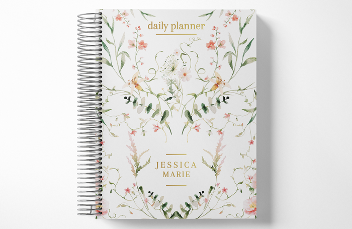 Thrive Daily Life Planner - Wispy Floral