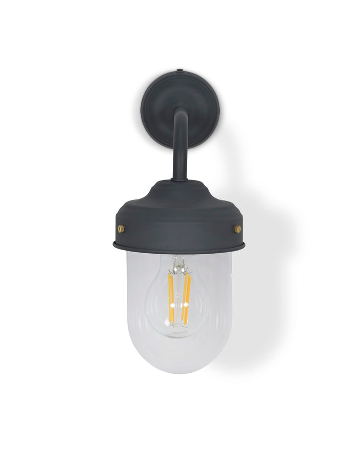 Thurlaston Barn Light Carbon Steel