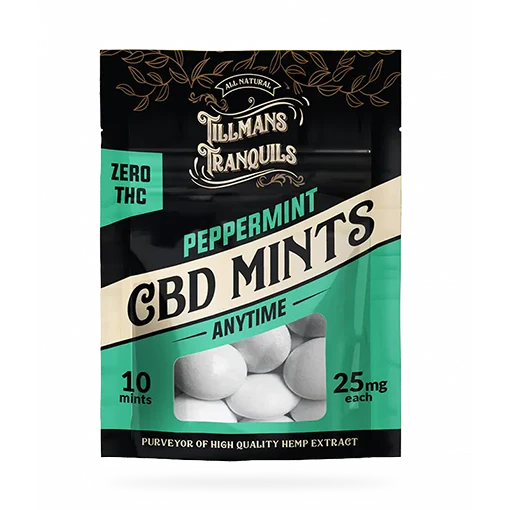 Tillmans Tranquils - CBD Mints 25mg - 10ct
