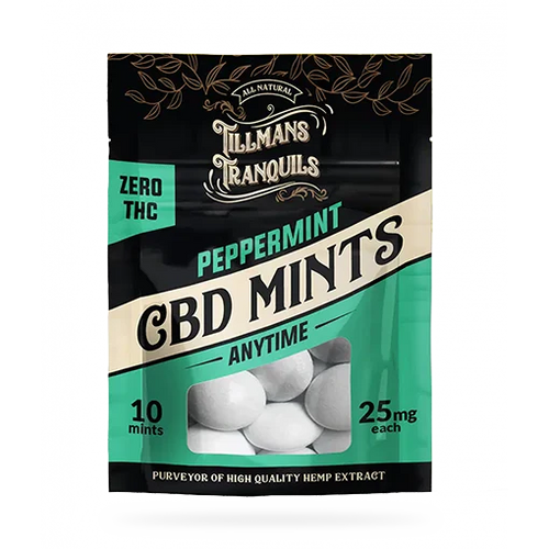 Tillmans Tranquils - CBD Mints 25mg - 10ct