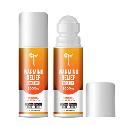 Tillmans Tranquils - CBD/CBG 3000mg Warming Relief Roll On – Menthol & Capsaicin