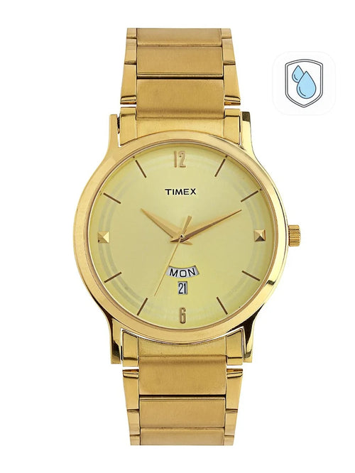 Timex Trendline Round 21mm Champagne Dial Analog Watch - TI000R421