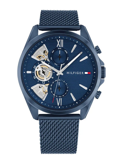 Tommy Hilfiger Dial & Textured Strap Analogue Watch  - TH1710648