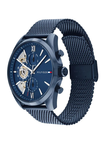 Tommy Hilfiger Dial & Textured Strap Analogue Watch  - TH1710648