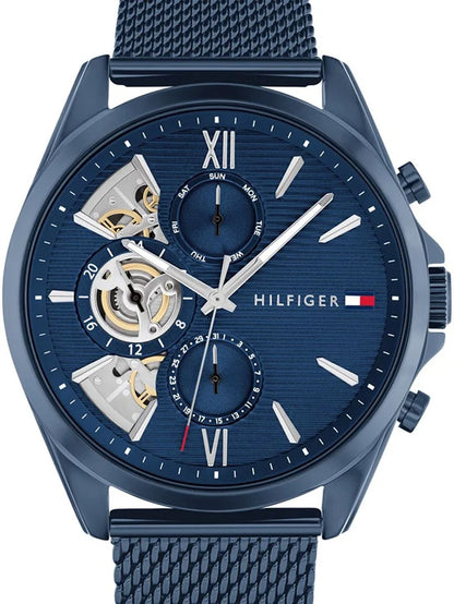 Tommy Hilfiger Dial & Textured Strap Analogue Watch  - TH1710648