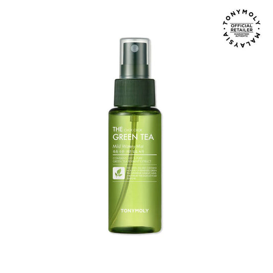 TONYMOLY The Chok Chok Green Tea Mild Watery Micro Mist Contain 100% Pure Green Tea Ferment Extract رذاذ صغير مائي خفيف من الشاي الأخضر