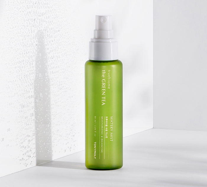 TONYMOLY Truebiome The Green Tea Water Mist Moisturizing & Balancing رذاذ مرطب ومهدئ بالشاي الاخضر