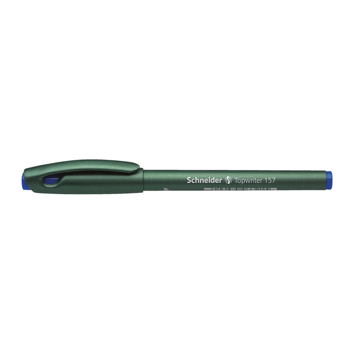 Topwriter 157 Fibre Pen 0.8mm, Box of 10#ink-color_blue