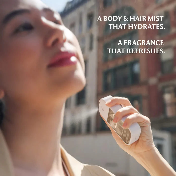 Touchland Power Essence body and hair fragrance in 60ml bottle, natural scent, NWOB, beauty product for skin and hair freshness.