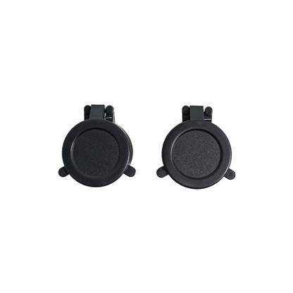 Transparent Plastic Cover Eyepiece Dust Cover(Pair Dia. 36mm), SKU MA02025221, three quarter front view