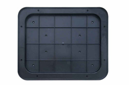 Trash Can Black Plastic Base with Base Ring for IT13MX Profile