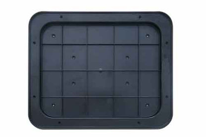Trash Can Black Plastic Base with Base Ring of DZT13P Top View
