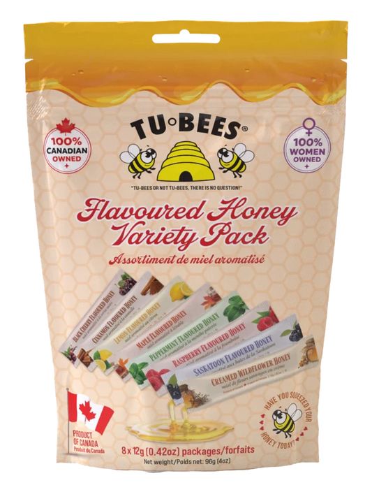 Tu-bees Flavored Honey Variety Pack