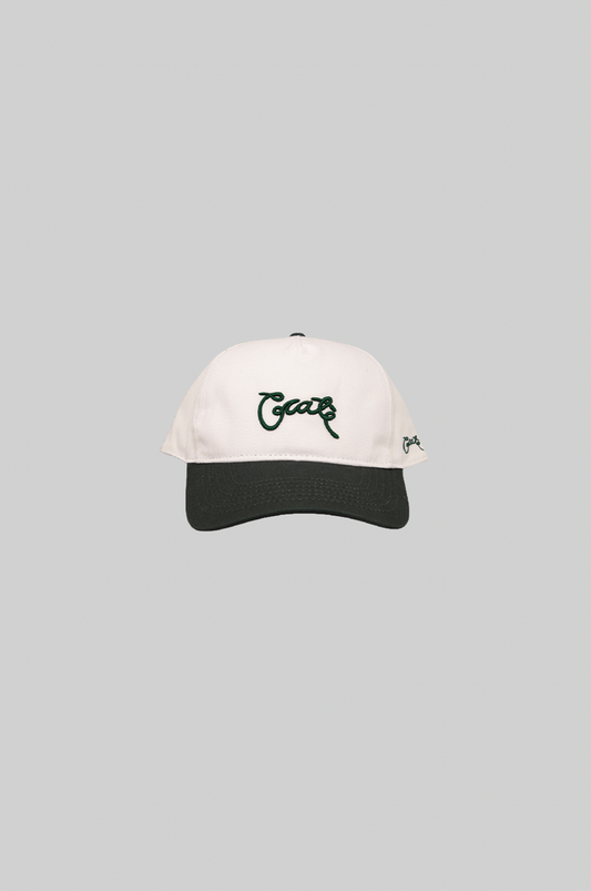 TWO TONED SCRIPTED SNAP BACK HAT