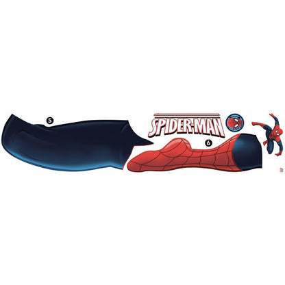 Ultimate Spider-Man Giant Peel And Stick Wall Decals 53" H Spiderman Mural Kids Room Decor
