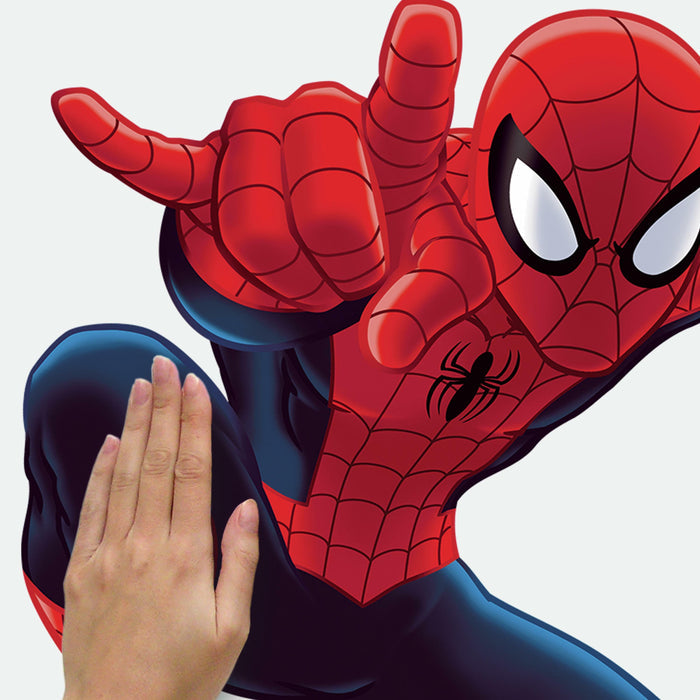 Ultimate Spider-Man Giant Peel And Stick Wall Decals 53" H Spiderman Mural Kids Room Decor