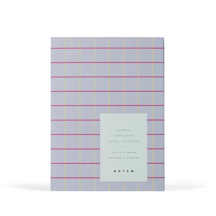 Small Ruled Pages / Lavender Check