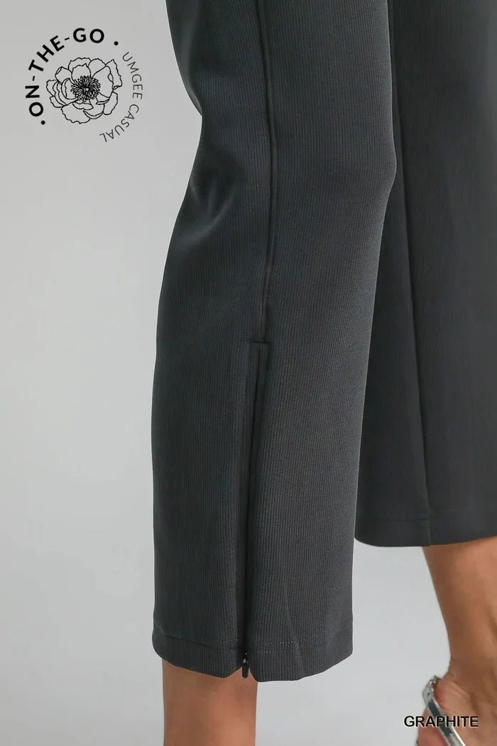 Umgee Modern Ease Crop Pant