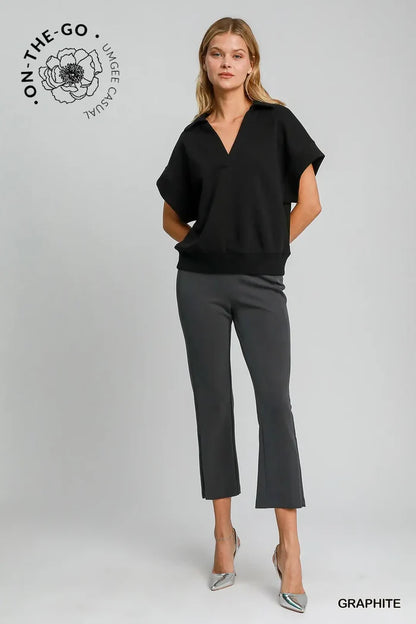 Umgee Modern Ease Crop Pant