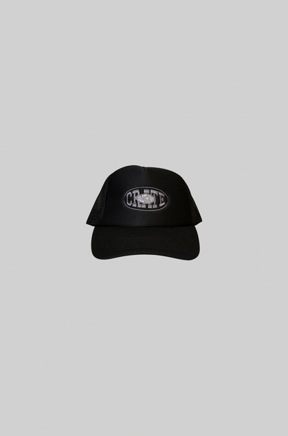 UNISEX OVAL VARSITY TRUCKER CAPS