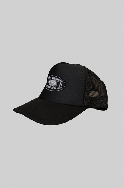 UNISEX OVAL VARSITY TRUCKER CAPS