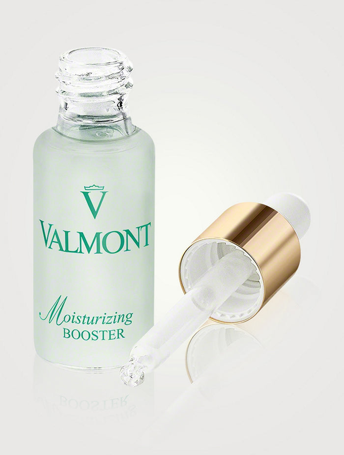 Valmont Moisturizing Booster Hydration Gel Serum in 20ml NIB, smooth gel texture for skin hydration and revitalization.