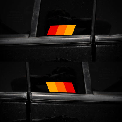 Vinyl Garage B Pillar Three Stripe Decal