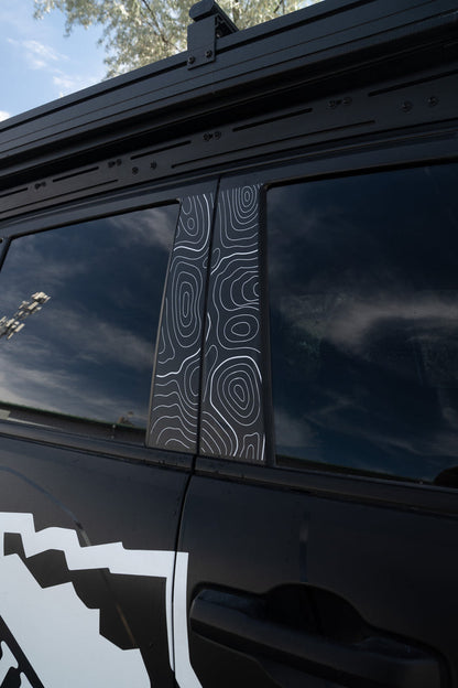 Vinyl Garage Topo B Pillar Decals For 4Runner (2025-Current)