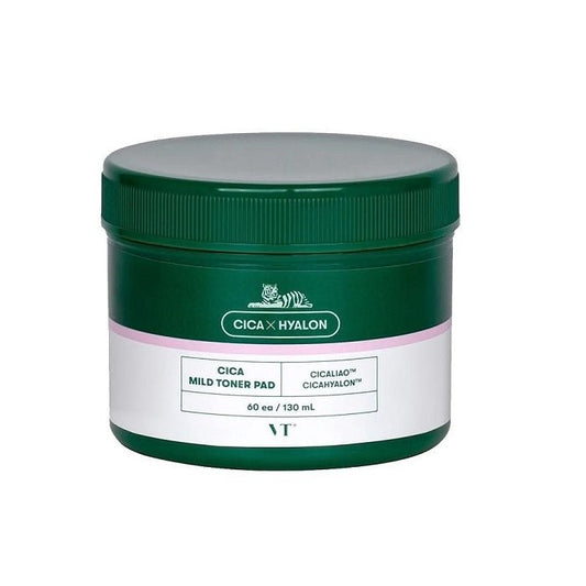 VT CICA MILD TONER PAD - Dischete Exfoliante Calmante - skinseen.ro