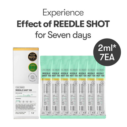 VT Cosmetics Reedle Shot 100 Ampouler 0.067oz/ 2ml*7ea