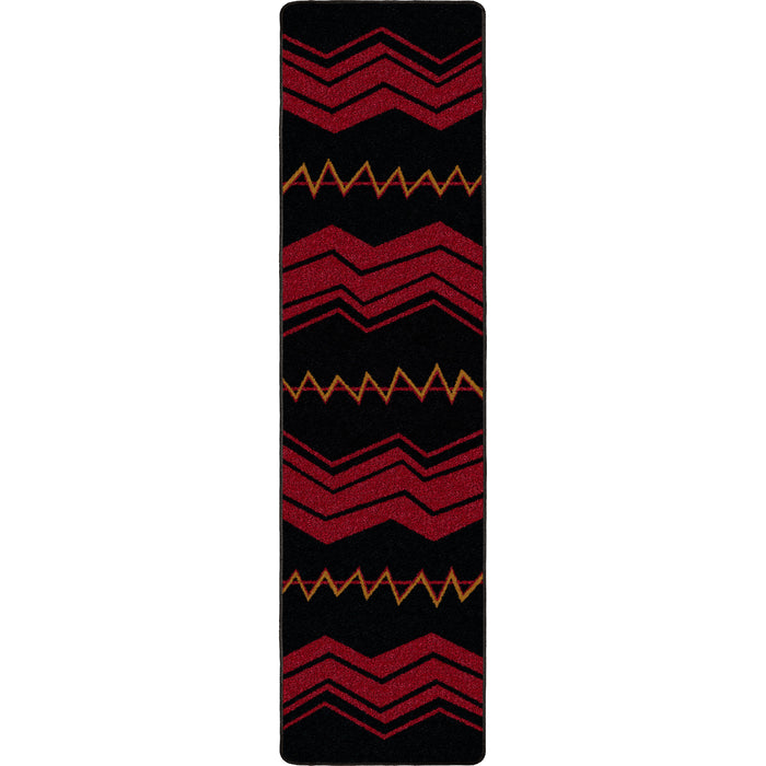 Image of an area rug, War Path 2 - Black