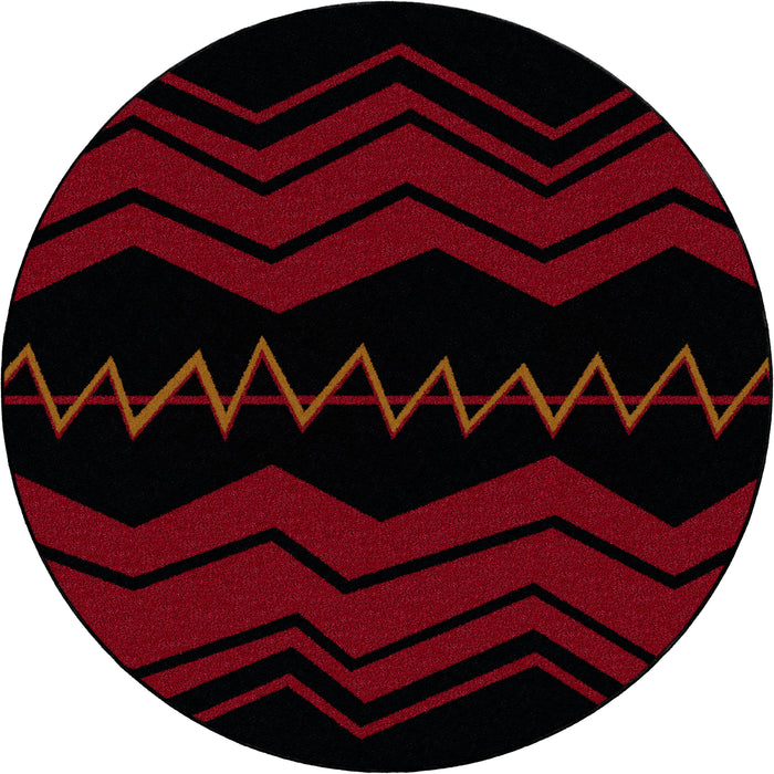 Image of an area rug, War Path 2 - Black