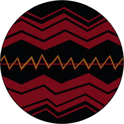 Image of an area rug, War Path 2 - Black
