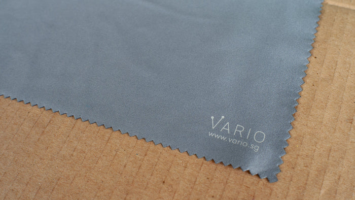 grey watch microfiber cloth