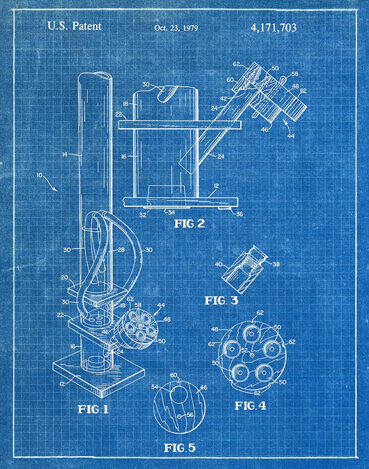 Water Pipe 1979 Patent Art Print - Smoking
