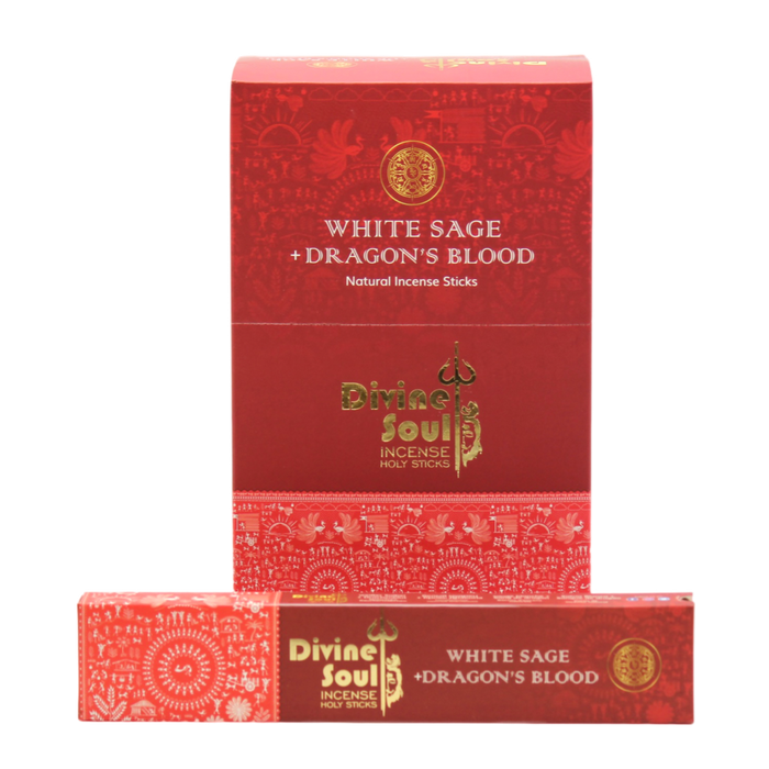 White Sage & Dragon's Blood Incense-Divine Soul Collection