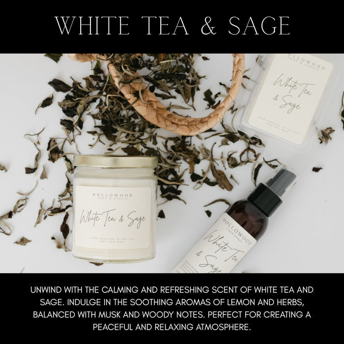 WHITE TEA & SAGE | Wax Melt