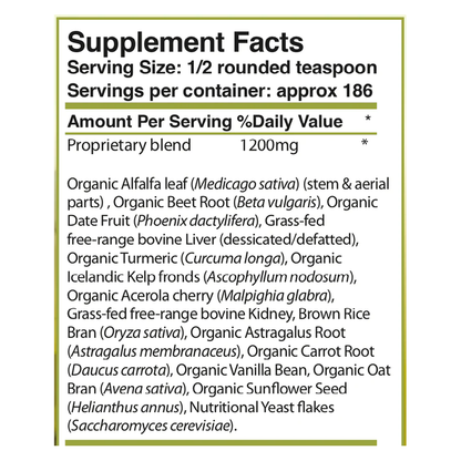 Whole Food Complex 8oz powder by Nutriplex