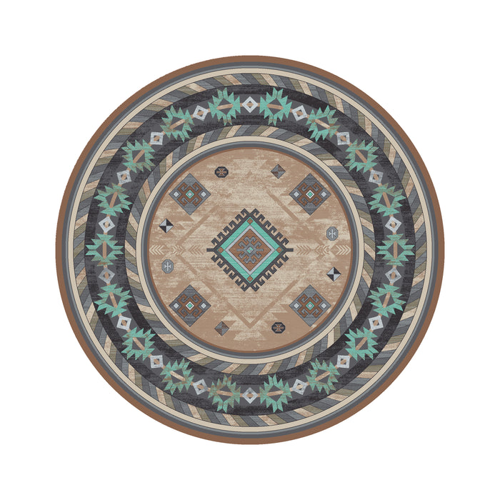 Image of an area rug, Wild Whiskey - Mint