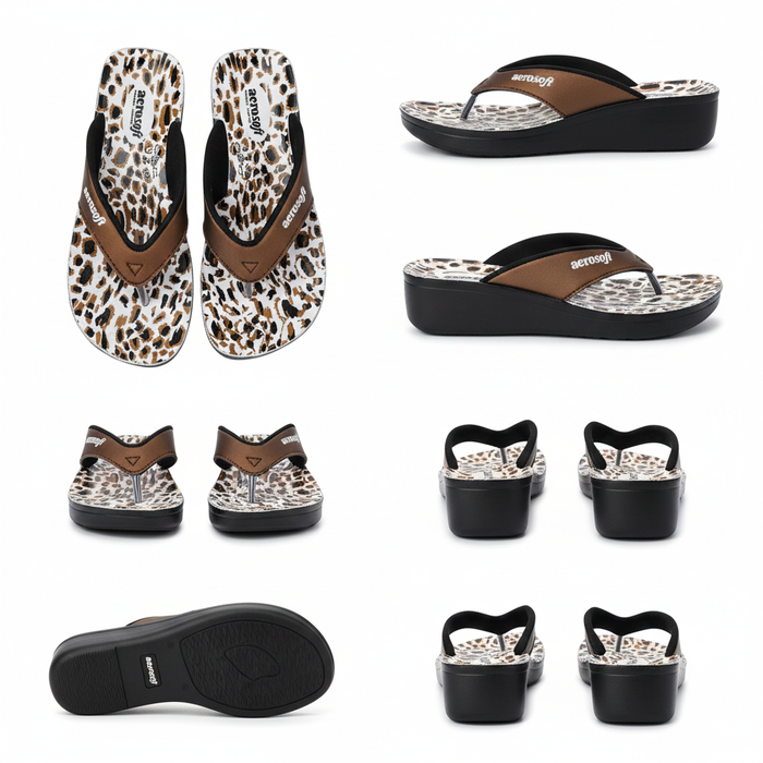 WOMEN SLIPPER LA 0846 BROWN