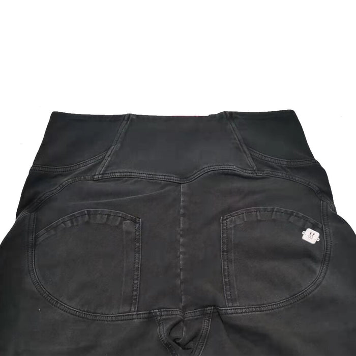 Women’s Black High-Waist Hip-Raise Jeans – Lift & Shape
