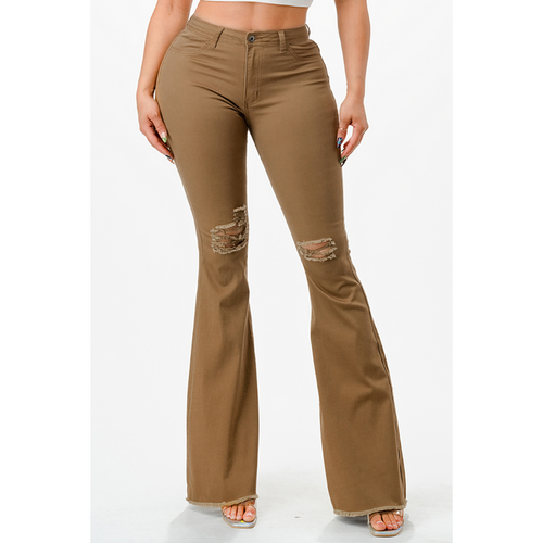 Women's Mocha Flare Jeans