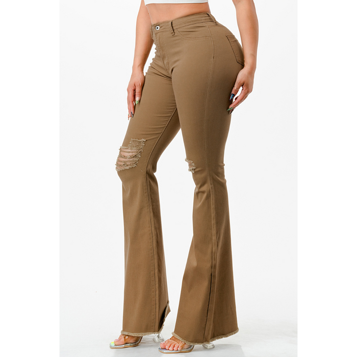 Women's Mocha Flare Jeans