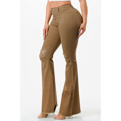 Women's Mocha Flare Jeans