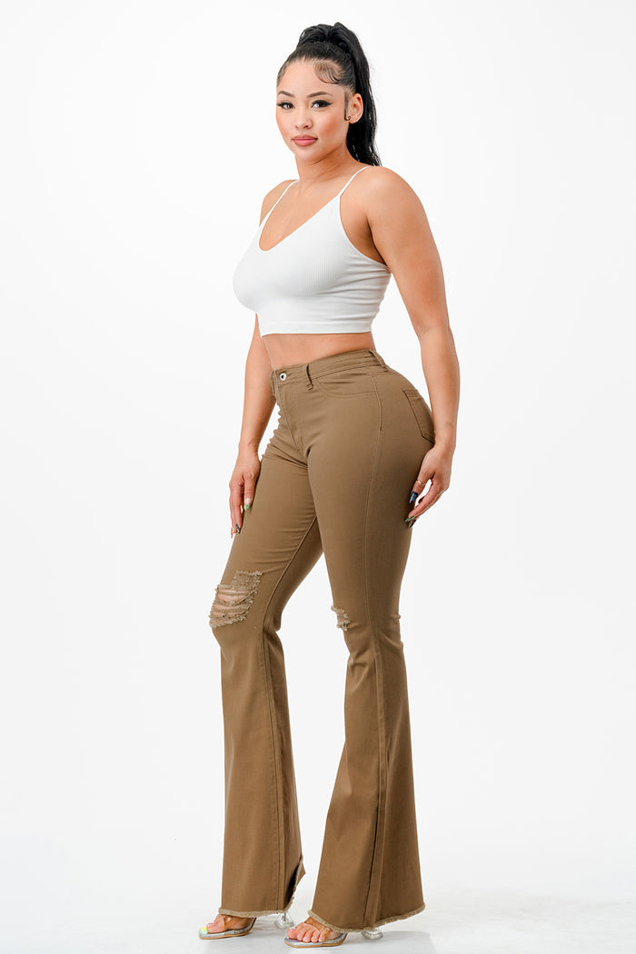 Women's Mocha Flare Jeans