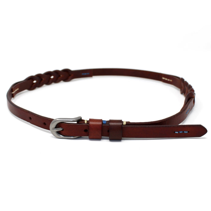 Women's Thin Braided Belt