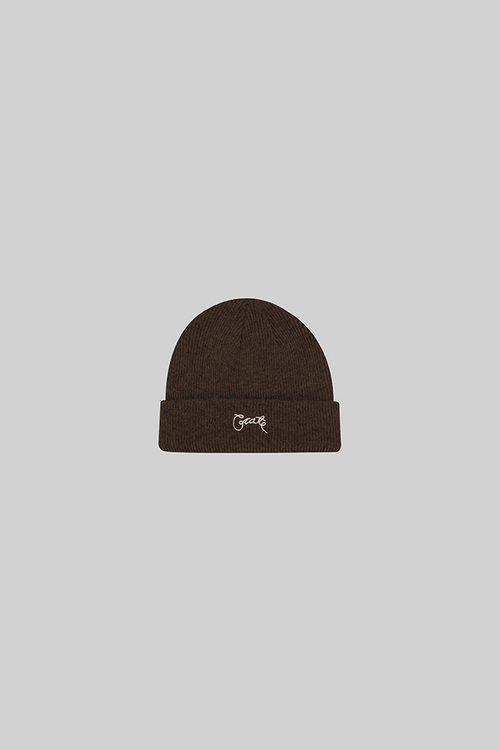 WOOLBLEND KNITTED BEANIE