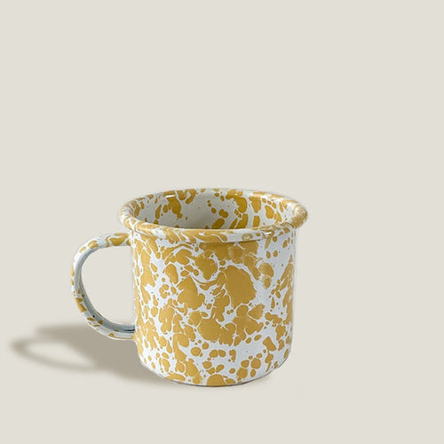 Yellow Enamel Mug